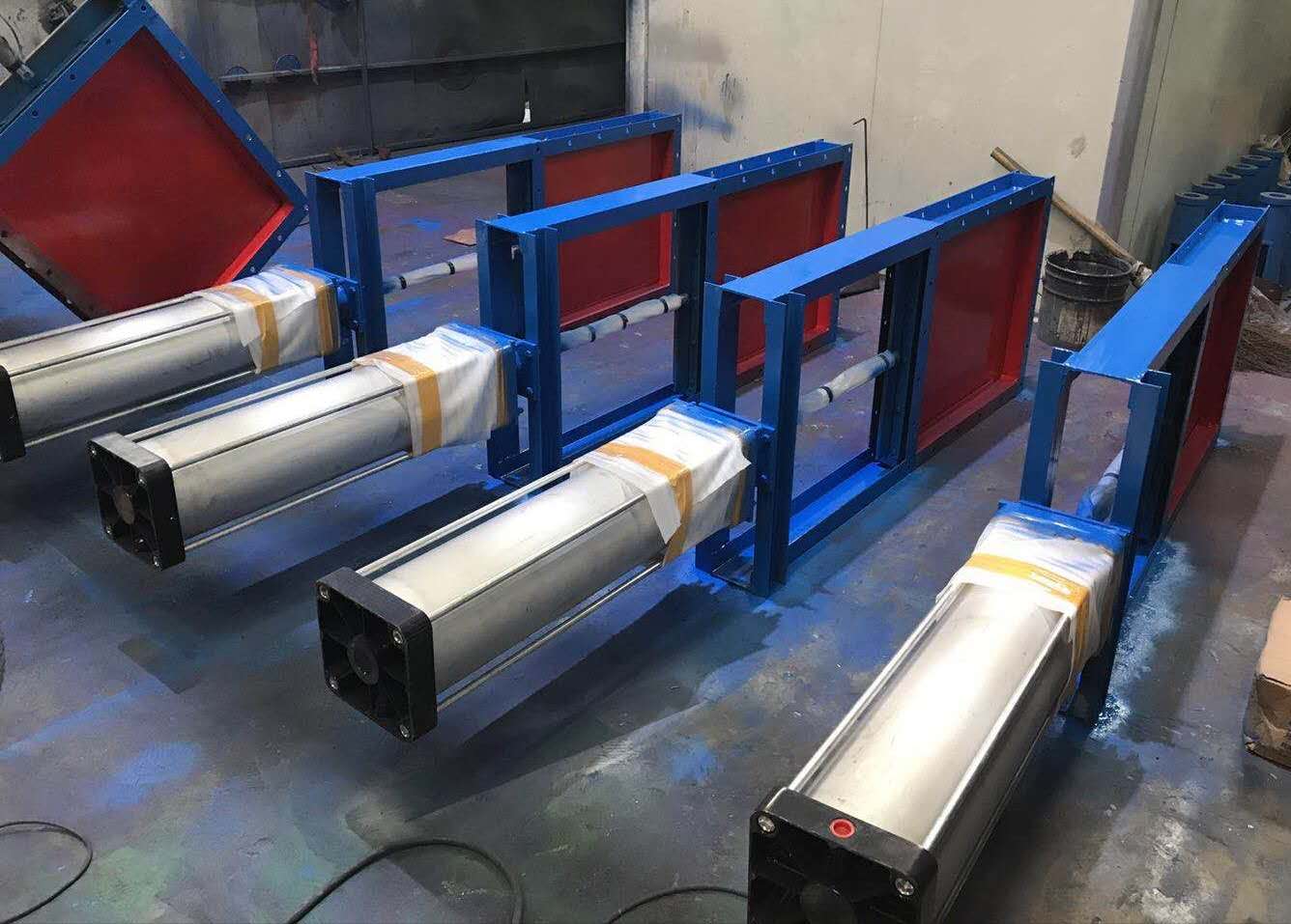 氣動式鋼制閘門